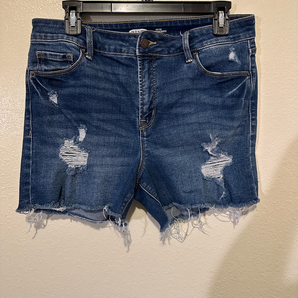 Denim Distressed Women's Shorts
